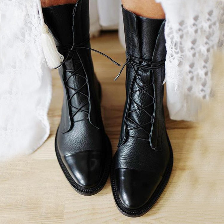 Selene™ – Premium Heeled Ankle Boots