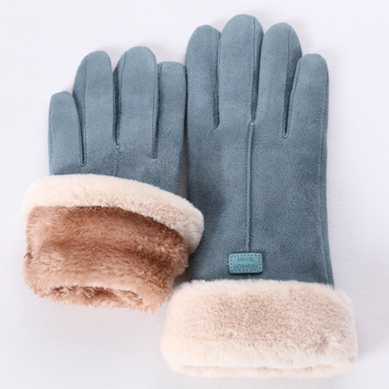 Pelzhandschuhe | Warme, wasser- und berührungssichere Handschuhe