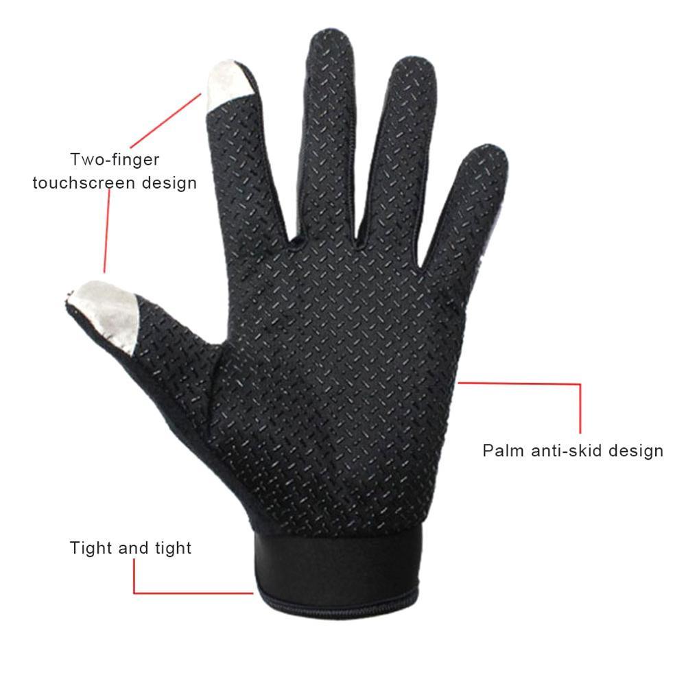 Atmungsaktive wasserdichte Fahrradhandschuhe mit Grip-Fläche