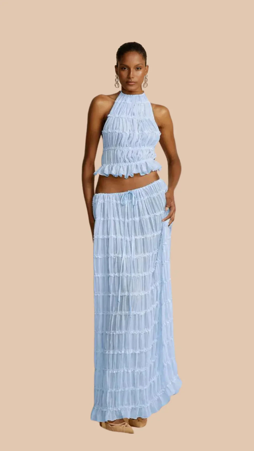 Cloe | Women's Two-Piece Drawstring Set