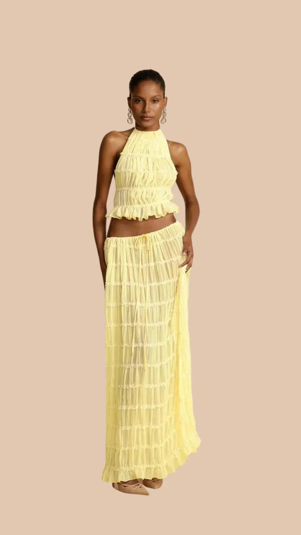 Cloe | Women's Two-Piece Drawstring Set
