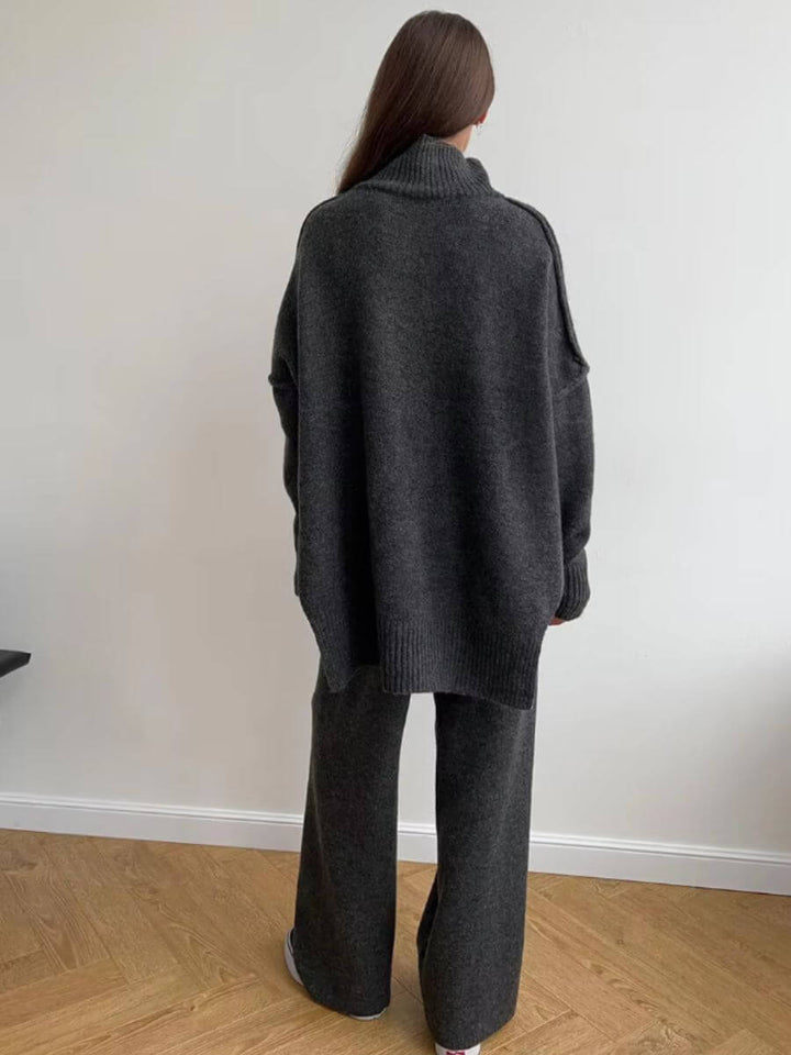 Liora - Turtleneck Knitting Kit