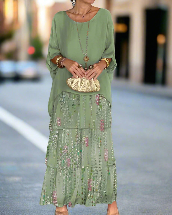 Emie™ - Boho Elegance Layered Dress