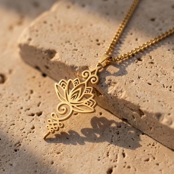 Posira™ Unalome Lotus Pendant