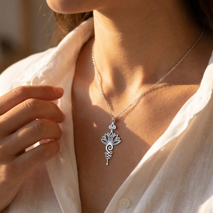 Posira™ Unalome Lotus Pendant