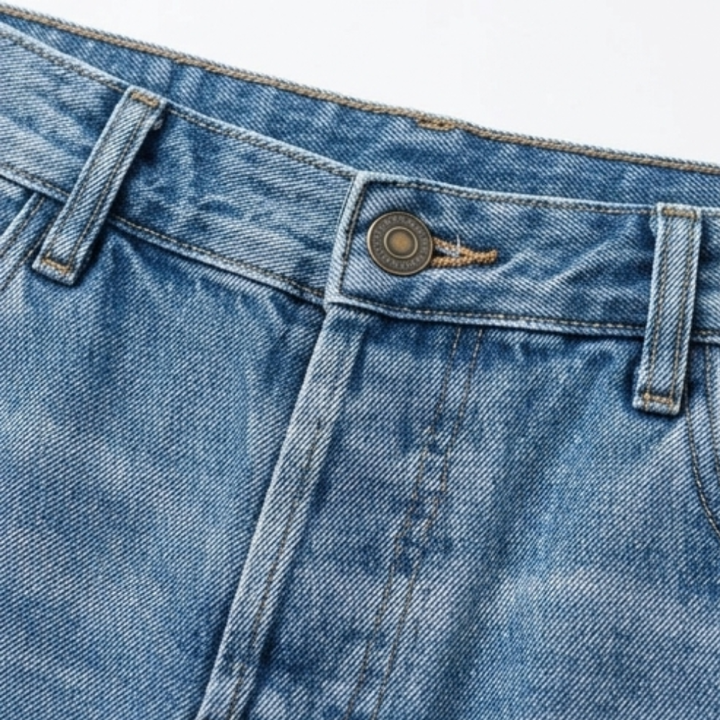 Vivara™ – Vintage-inspired, cropped straight-leg jeans with fringe