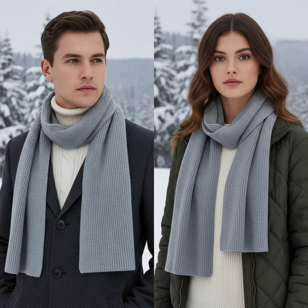 Kaschmir Schal mit eleganten Linien
