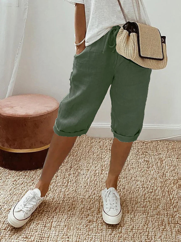 EVA™ - Cotton-Linen Women's Trousers