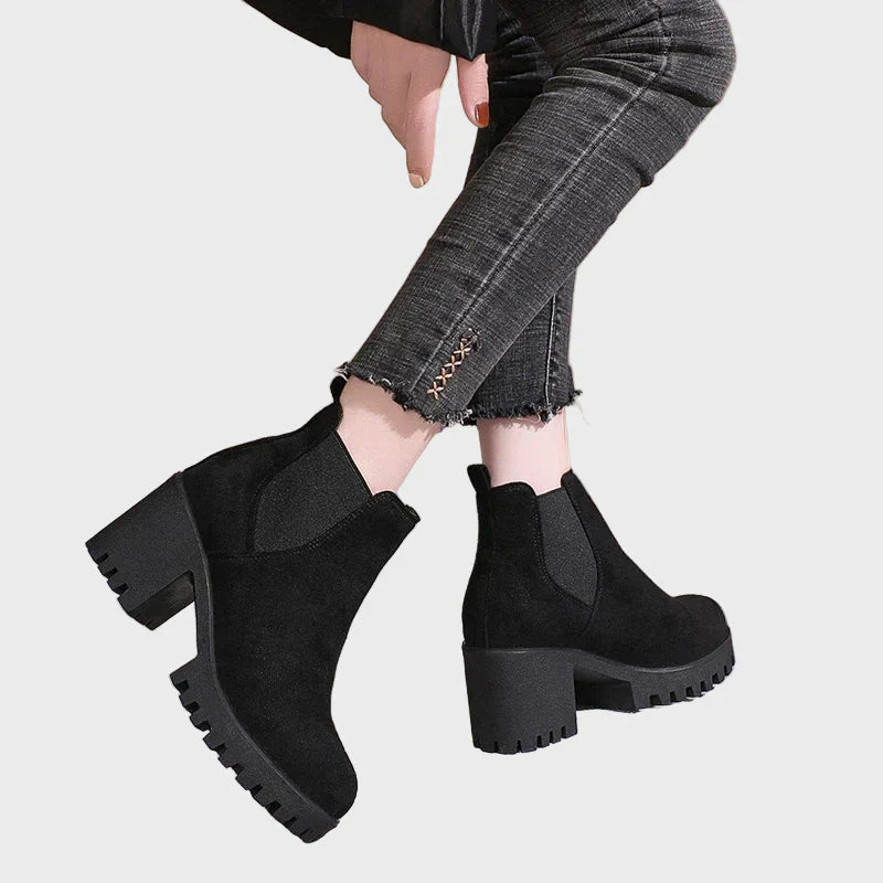 Marley | Block Heel Ankle Boots