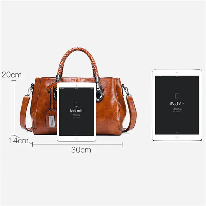 Jarnfrid | Elegant Handbag with Braided Handle