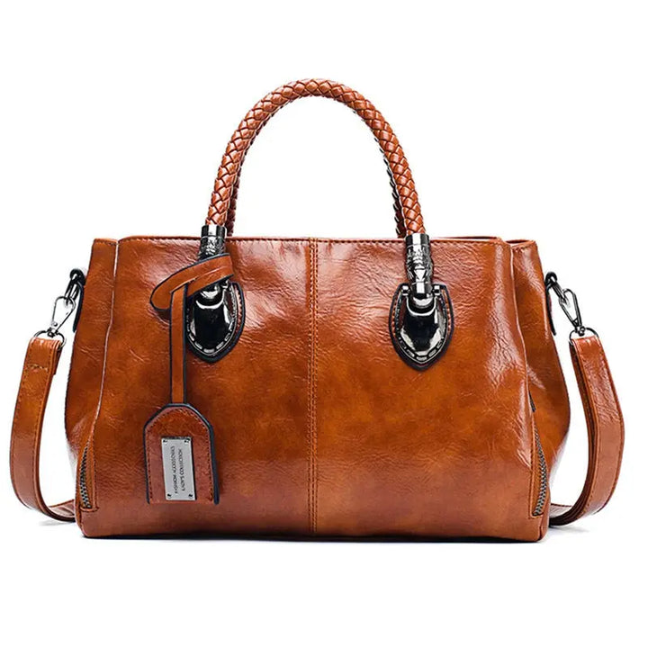 Jarnfrid | Elegant Handbag with Braided Handle