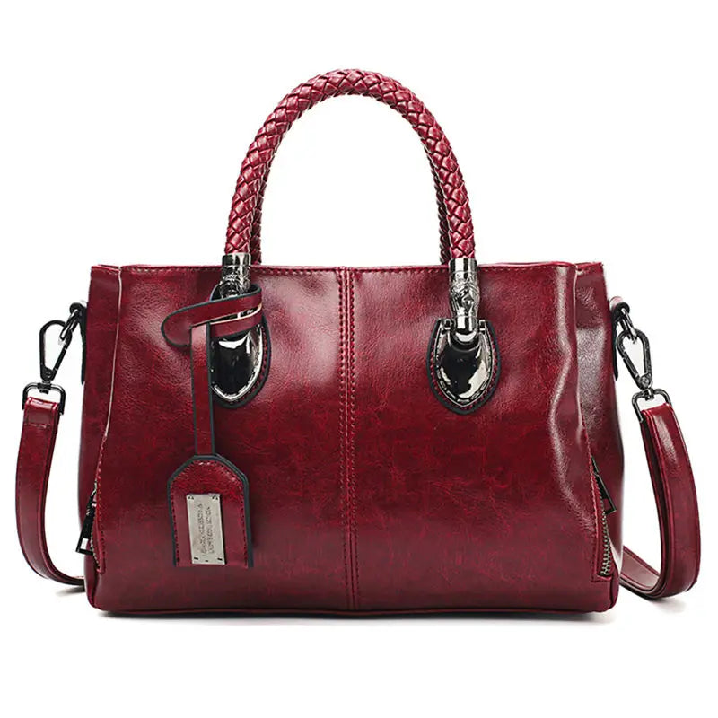 Jarnfrid | Elegant Handbag with Braided Handle