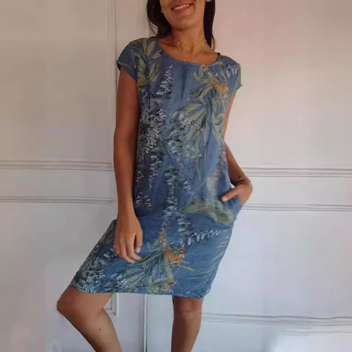 Marije | Comfortable Round-Neck Dress