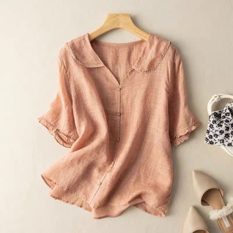 Kristi™ | Retro-Inspired Blouse with Button Details