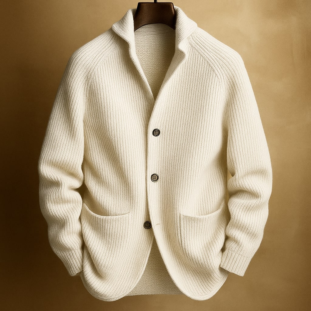 SILVORO | Men's Wool Blend Corduroy Jacket