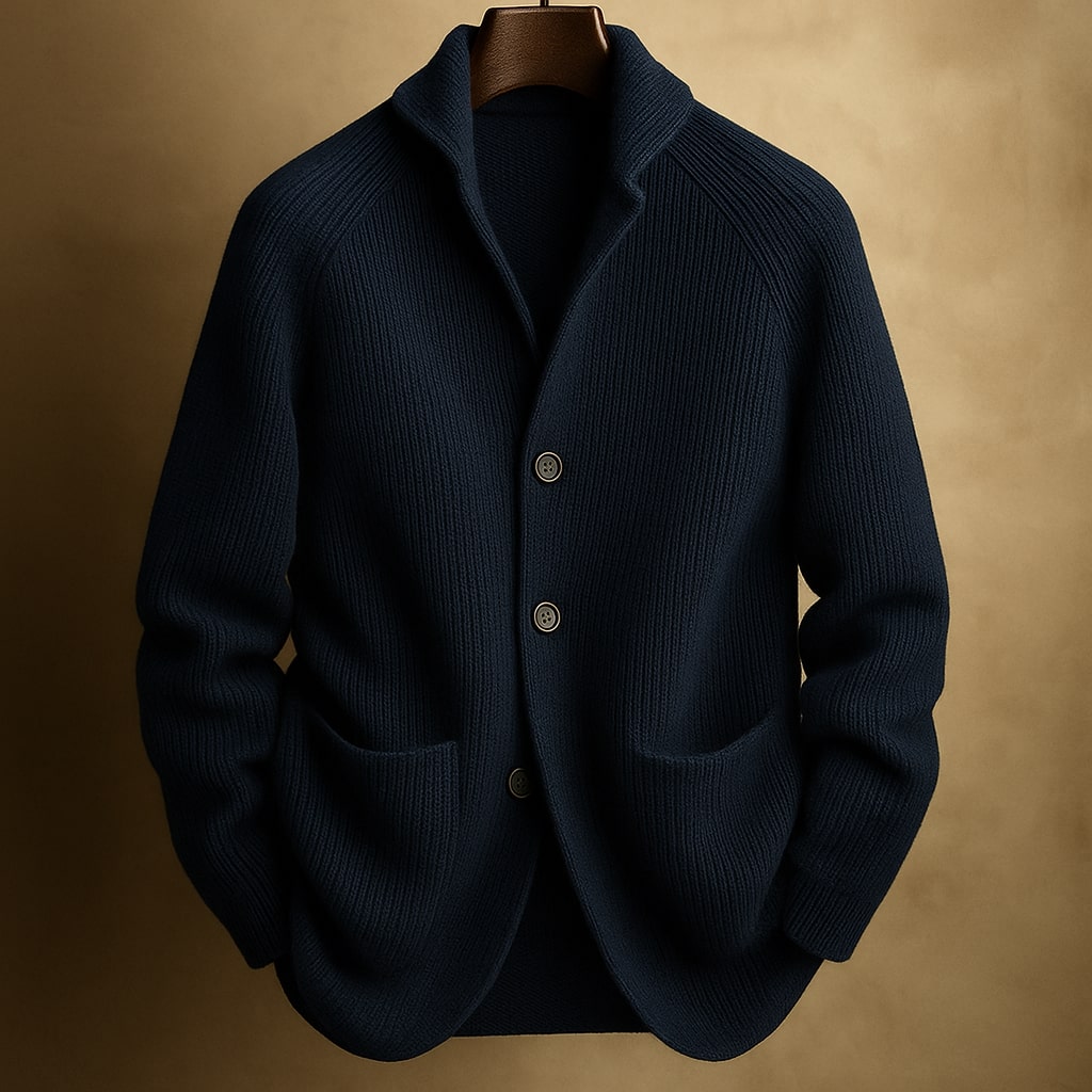 SILVORO | Men's Wool Blend Corduroy Jacket