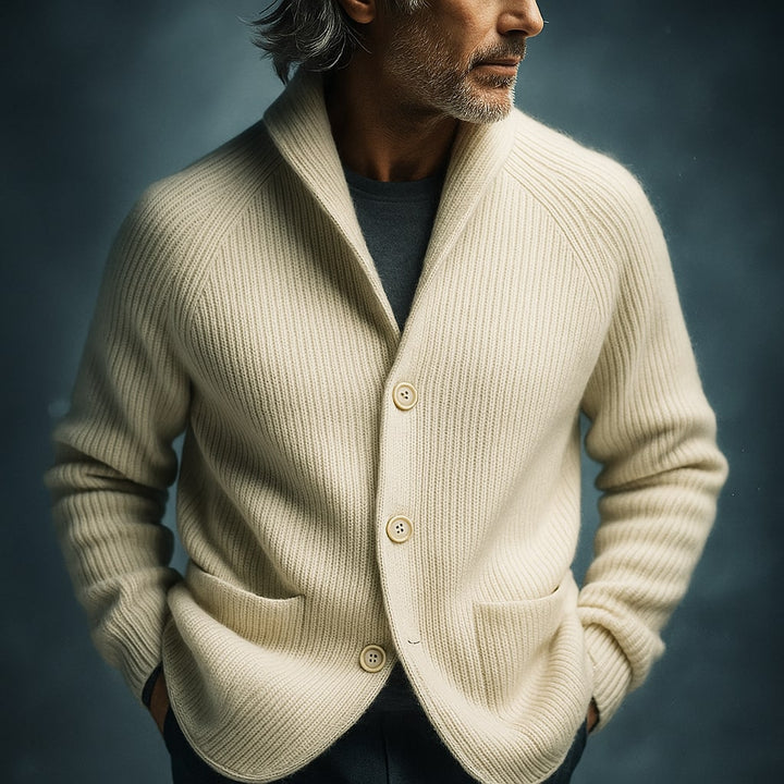 SILVORO | Men's Wool Blend Corduroy Jacket