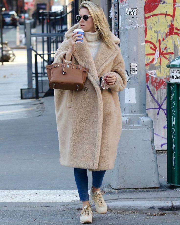 Zoe - Long Teddy Coat