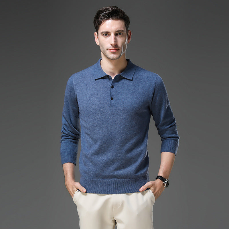 Tobias™ | Cashmere Polo Business Pullover