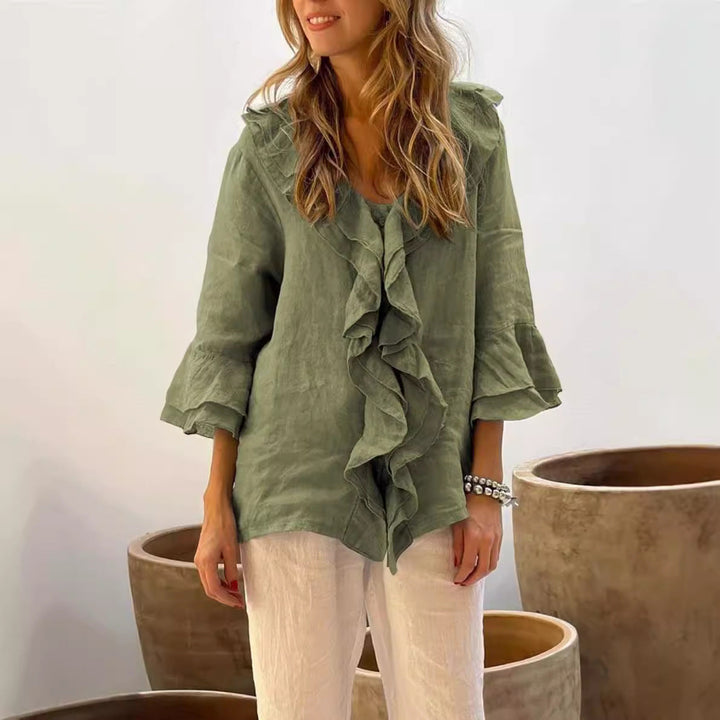 Cherry™ - Stylish Ruffle Blouse