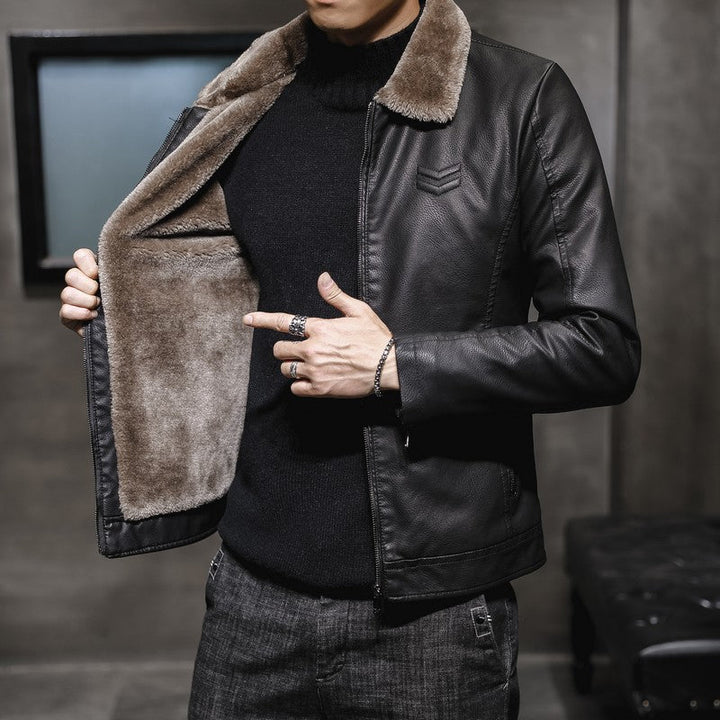 Men's long-sleeve jacket with pockets