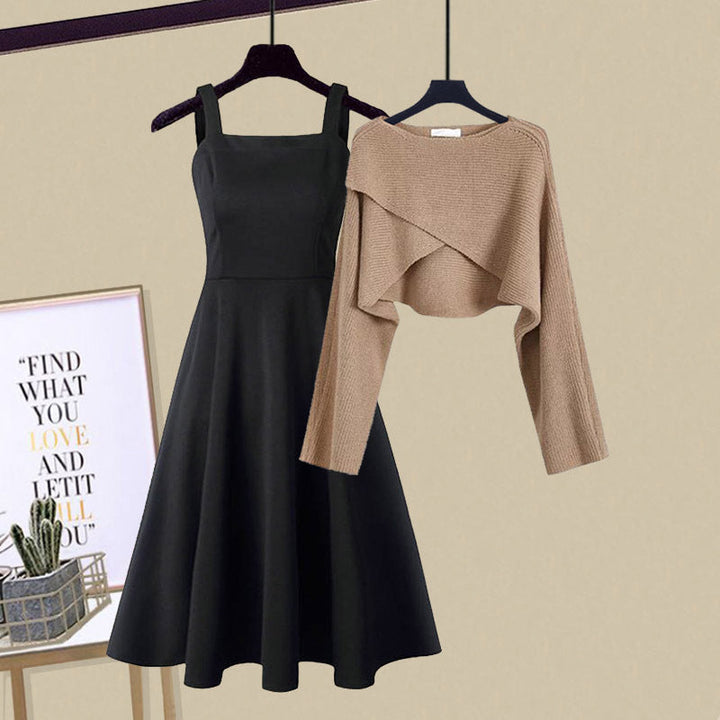 Emily - Fashionable Knitted Dress Set