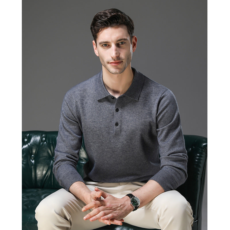 Tobias™ | Cashmere Polo Business Pullover