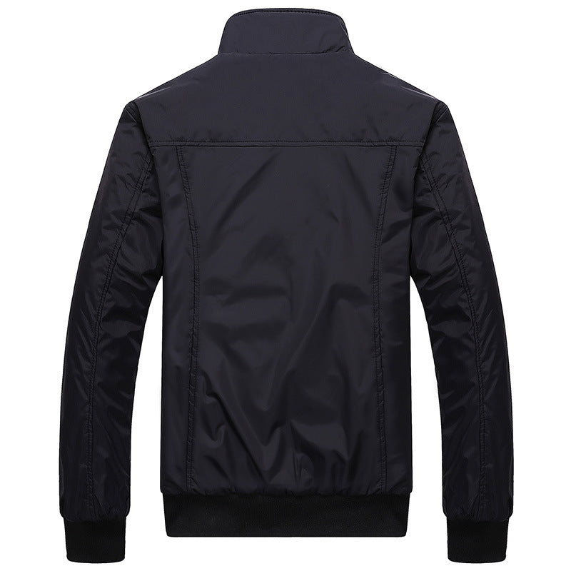 Men's Long-Sleeve Jacket with Pockets