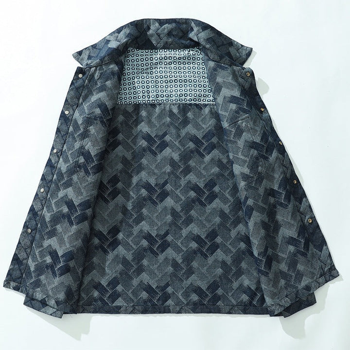 Men’s long-sleeve jacket with pockets