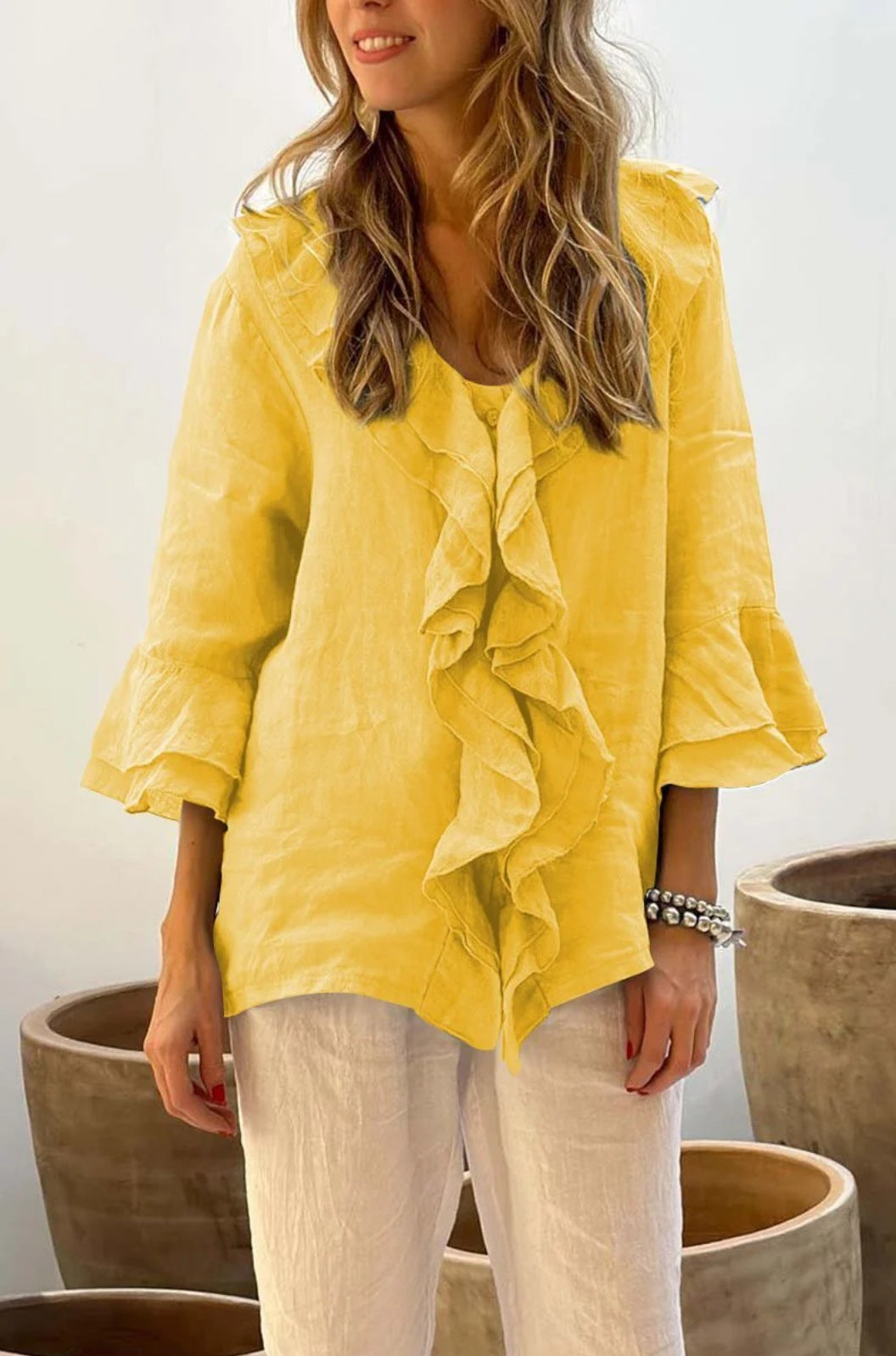 Cherry™ - Stylish Ruffle Blouse
