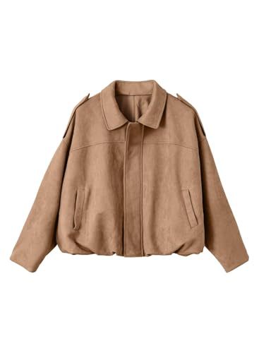 Women's oversized jacket with practical pockets