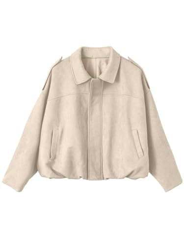 Women's oversized jacket with practical pockets