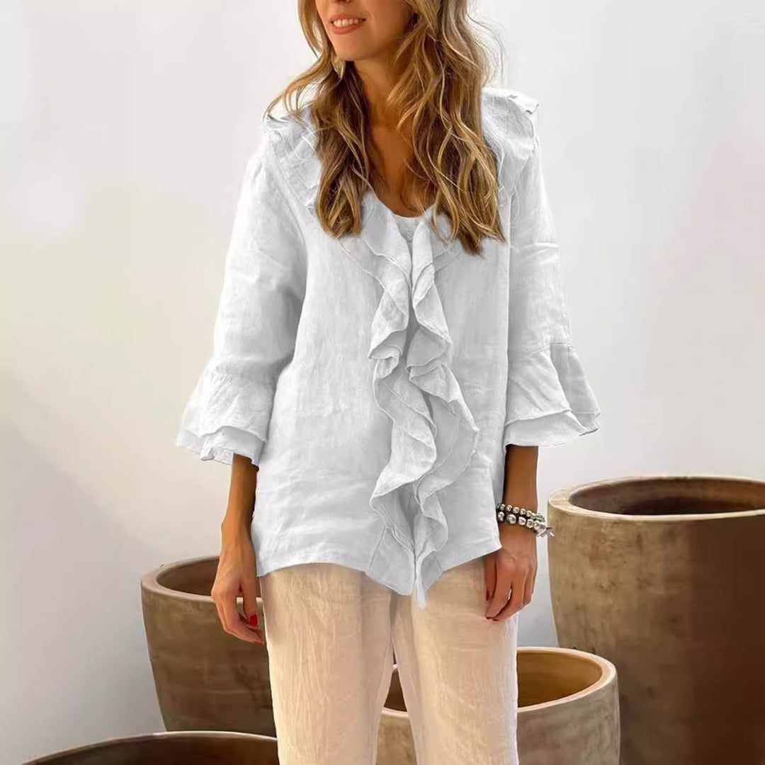 Cherry™ - Stylish Ruffle Blouse