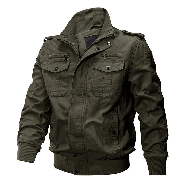 Men's long-sleeve jacket with pockets