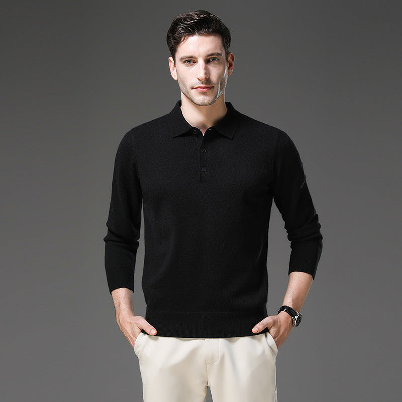 Tobias™ | Cashmere Polo Business Pullover