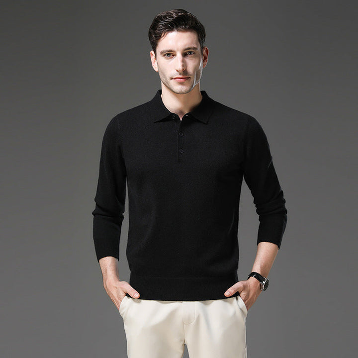 Tobias™ | Cashmere Polo Business Pullover