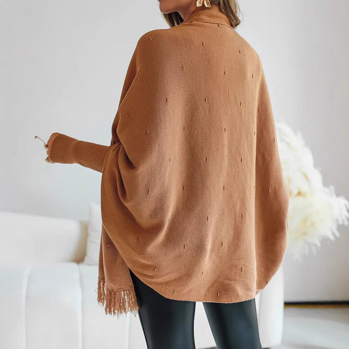 Women's Fringed Poncho