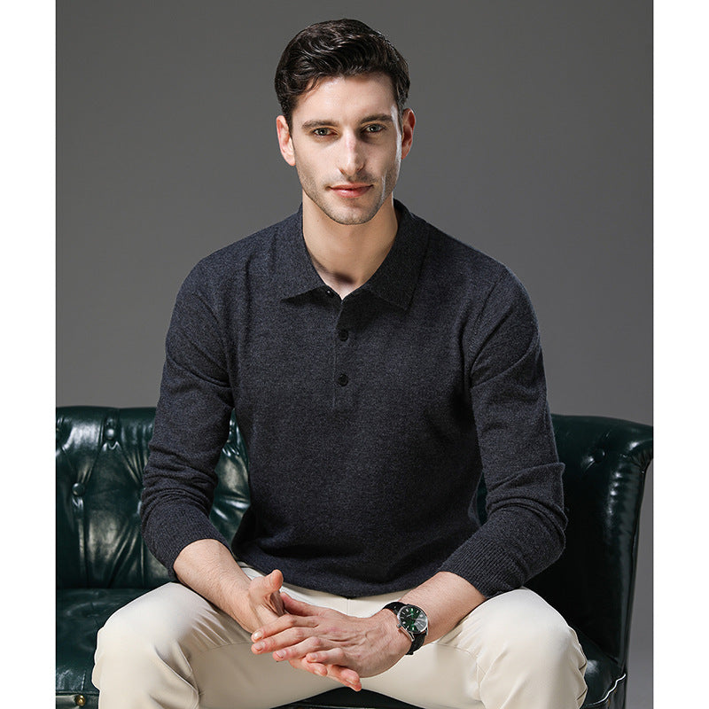 Tobias™ | Cashmere Polo Business Pullover