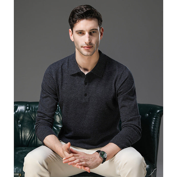 Tobias™ | Cashmere Polo Business Pullover