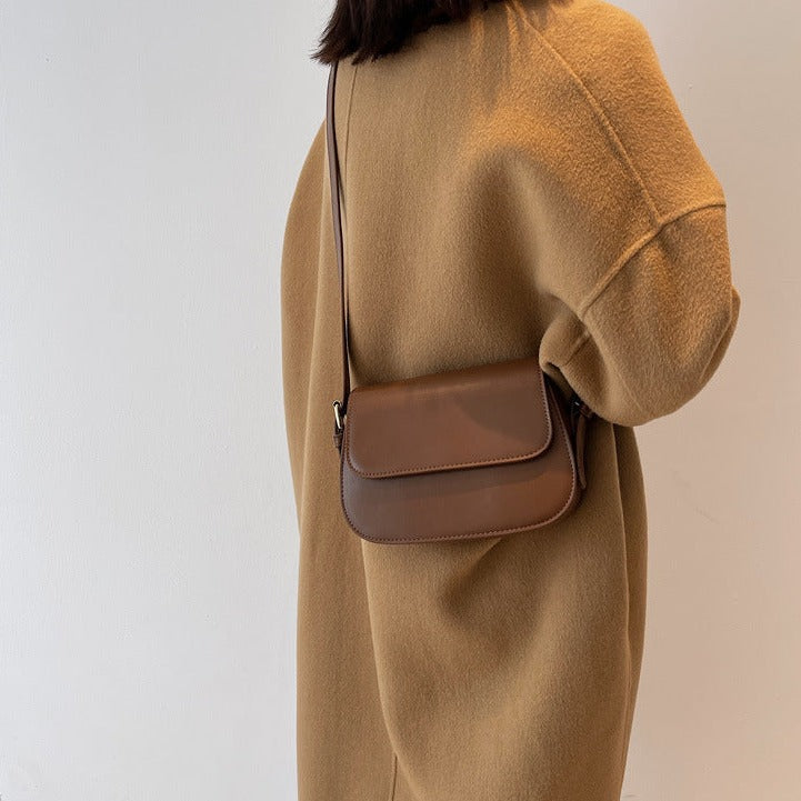 Eldborg | Elegant Shoulder Bag in Muted Nude Tone