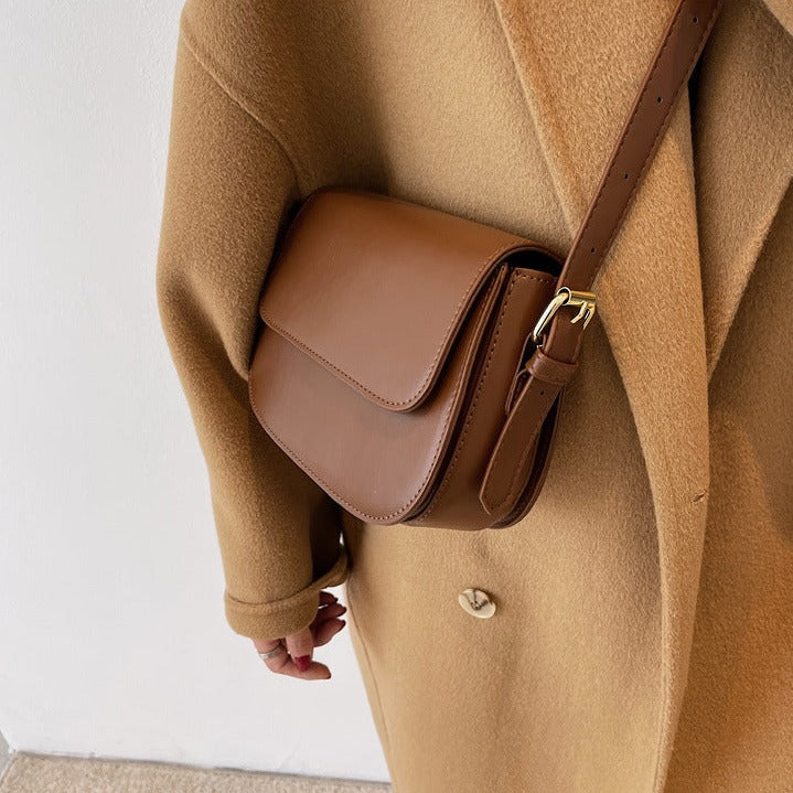 Eldborg | Elegant Shoulder Bag in Muted Nude Tone