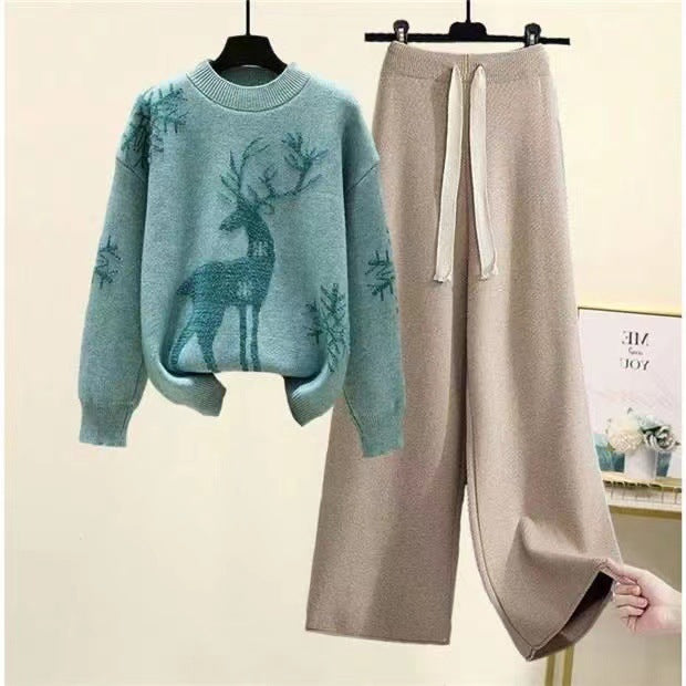 SENTA - Fashionable Plus-Size Knit Set