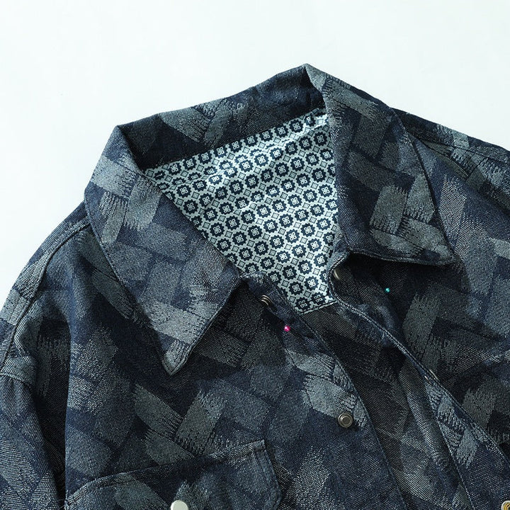 Men’s long-sleeve jacket with pockets