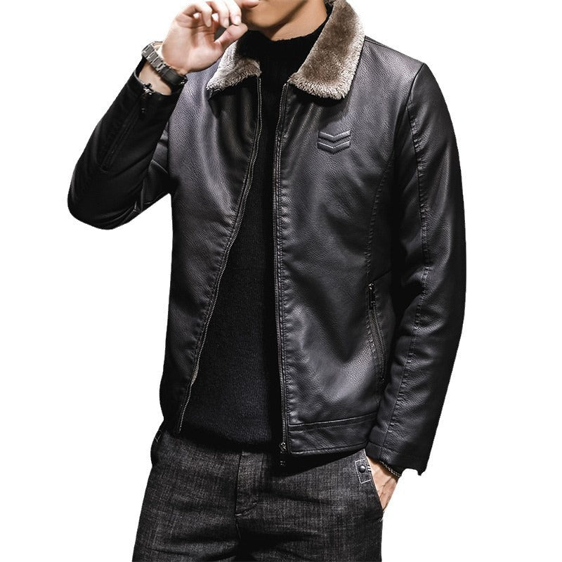 Men's long-sleeve jacket with pockets