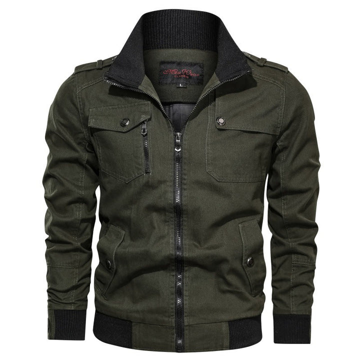Men's long-sleeve jacket with pockets