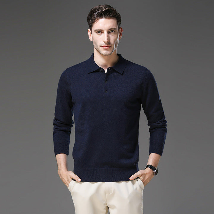 Tobias™ | Cashmere Polo Business Pullover