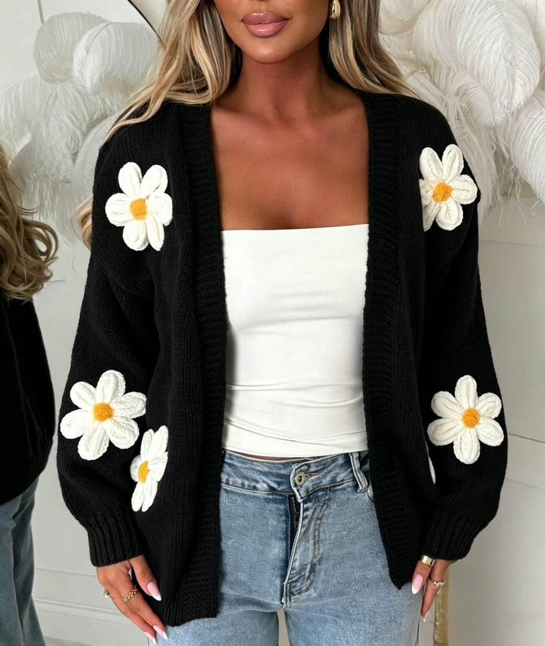 Laura | Women’s Oversized Long-Sleeve Cardigan