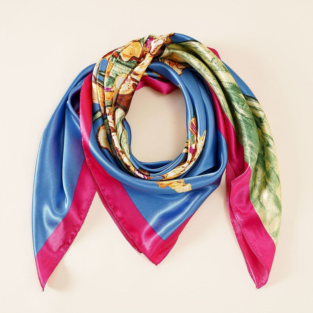 Damen Schal mit floralem Muster