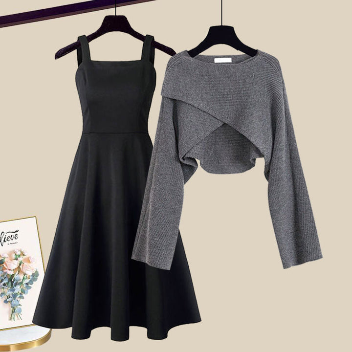 Emily - Fashionable Knitted Dress Set