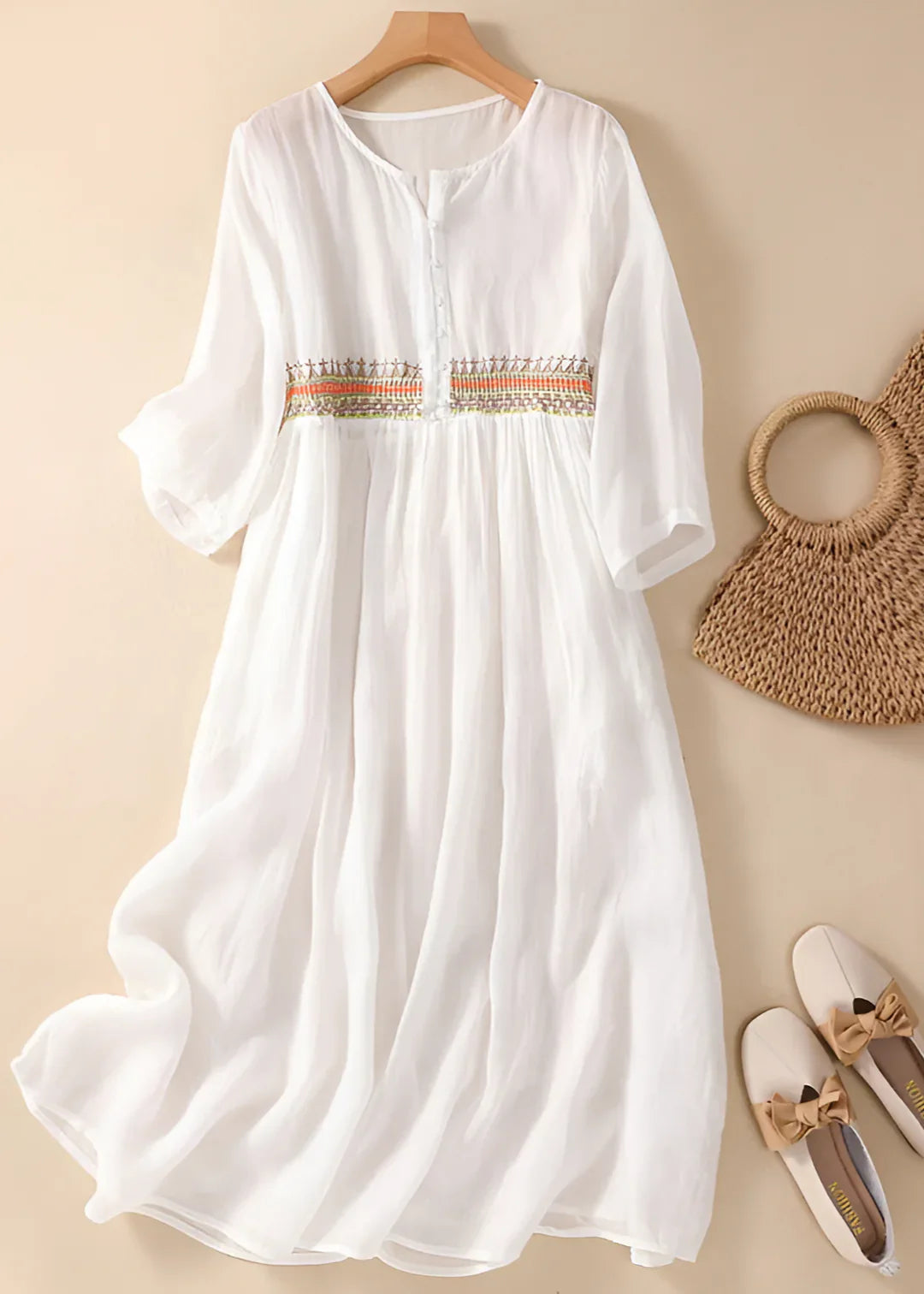 Lily™ - Embroidered Dress